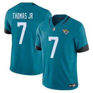 You May Select Mens Youths  Brian Thomas Jr Teal Vapor Stitched Jersey